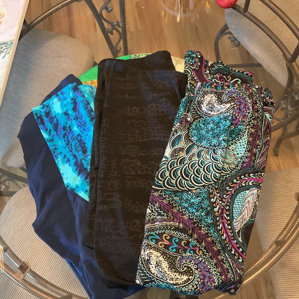 3 pair leggings